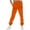Orange 2, variant on Women's Hearts Trousers Casual Plush Thickened Velvet Thermal High Waist Running Fitness Sports Pants Red XXL