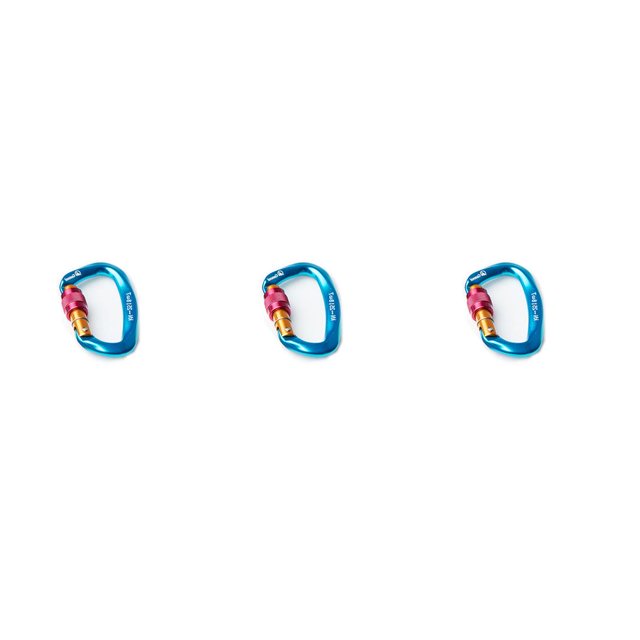 Wosthever Mosquetón de seguridad Accesorio de escalada profesional Simple en forma de D protector Herramienta deportiva al aire libre Type1 NO1