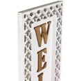 thumbnail image 5 of Northlight Rustic Welcome Wooden Wall Sign - 24" - White, 5 of 6