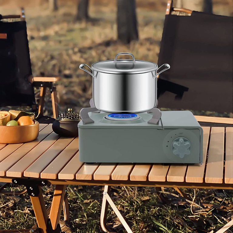Miumaeov Portable Mini Picnic Stove Camping Burner Single Travel Cooker  w/Carrying Case - Walmart.com