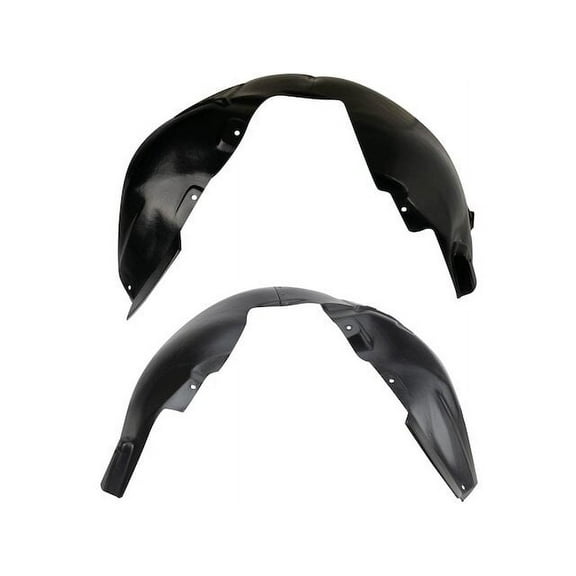 Front Fender Liner Set 2 Piece - Compatible with 2013 - 2016 Dodge Dart 2014 2015