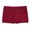 Burgundy, variant on MSemis Child Solid Booty Shorts Girls Boy Cut Low Rise Hot Pants