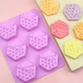 thumbnail image 3 of Necvior Bee Honeycomb Silicone Mold Wax Melt Polymer Aromatherapy Making Handmade Cupcake Mould Decorating Supplies, 3 of 8