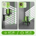 thumbnail image 6 of Huepar Green Beam Self-Leveling Laser Level Cross Line Laser Level Tools with 2 Plumb Dots and 360° Magnetic Pivoting Bracket, 6 of 9