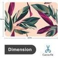 thumbnail image 2 of Floral Pattern Leaves of Cordelia a Bath Rugs 16x24 Inch Non Slip Bath Mat Quick Dry Absorbent Thin Bath Rug Fit Under Door Washable Bath Floor Rugs for Bathroom Bathtub Shower Sink,Multi 8, 2 of 6