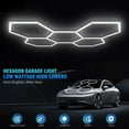 thumbnail image 3 of 25 Pack 240W Hexagon Garage Led lights Garage Lights Ceiling Led Work Light Super Bright 6500K Hexagon Honeycomb Led Shop Lights for Garage Warehouse Workshop, 3 of 9