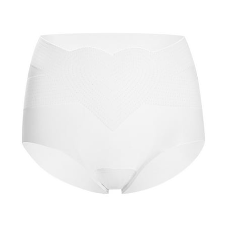 vigerkar Tummy Control Underwear for Women High Waisted Butt Lifter Panty Seamless Full Coverage Briefs 2025 White  L