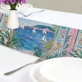 thumbnail image 4 of Yayeee Table Runner 70 inches Long Home Kitchen Dinning Party Decoration, Seaside Door, 4 of 7