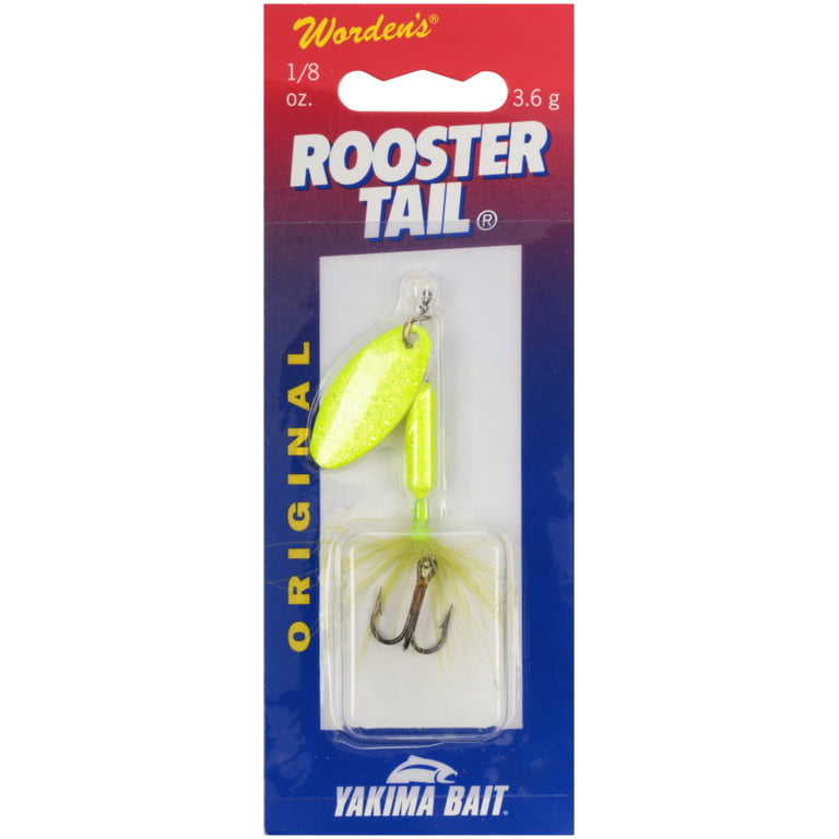 Worden's Original Rooster Tail Glitter Chartreuse