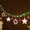 A2643, variant on christmas ornaments 2025 Christmas Long Pendant With Christmas Wooden Sign Hanging Ball LED Light Decoration Suitable For Mantel Festive Room Wall Decoration outside christmas decorations