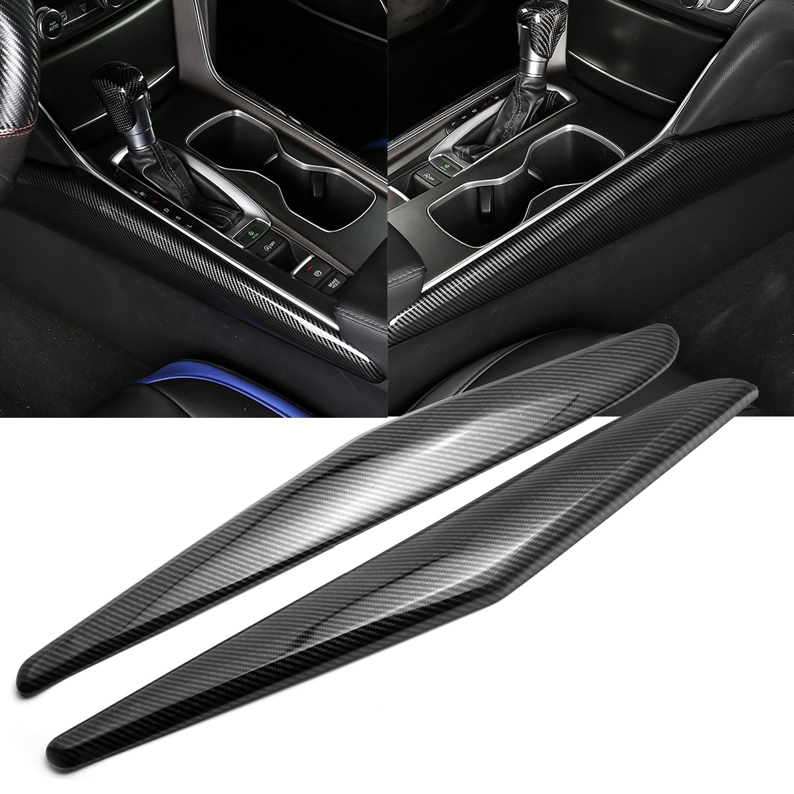 Carbon Fiber Style Decor Interior Kit Cover Trim 29pc For Honda Accord 2008-2012