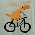 thumbnail image 3 of CafePress - Moose Riding Bicycle - Women's Nightshirt, 3 of 4