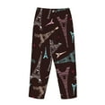 thumbnail image 4 of Kdxio Women's Comfy Stretch Eiffel TowerPrint Drawstring Pajama Pants-XX-Large, 4 of 9