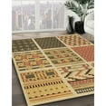 thumbnail image 3 of Ahgly Company Machine Washable Indoor Rectangle Transitional Saddle Brown Area Rugs, 8' x 10', 3 of 7