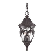 Acclaim Lighting Hanging Light,Black Coral,3-Light 39216BC