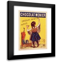 Firmin Bouisset 11x14 Black Modern Framed Museum Art Print Titled - Menier Chocolate (1896)