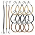 thumbnail image 3 of 15PCS Ponytail Holders Hooks Elastic Hair Ties for Thick Hair Comfortable Styling Accessories for Women, Suitable for Workout, Yoga & Daily Use, No, 3 of 5