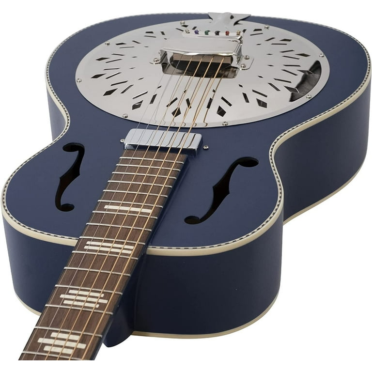 Recording King RPH-R2-E Dirty 30s Minnie Bucker Resonator Blue