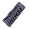 thumbnail image 1 of Estación 985a 10 Puerto USB 3.0 HUB USB Splitter Hub USB Estacia de Acoplamiento, 1 of 7