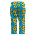 thumbnail image 6 of CLOOCL Autumn Pants for Women Plus Size Sunflower 3D Printed Ankle Slit Pant Loose Oversize Female Casual Trousers, 6 of 6