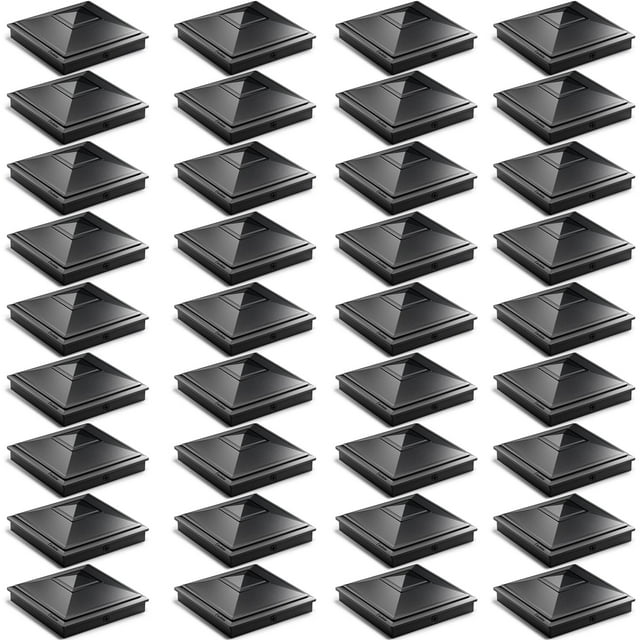 Post Caps Siedinlar 4x4 Pyramid, impermeables para exteriores (paquete de 36)