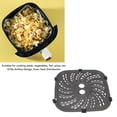 thumbnail image 4 of Grill Plate Replacement, Stainless Steel Cooking Rack Tray with Even Heat Distribution Compatible with 6QT 8QT Air Fryers for Steak Vegetables Pizza, 4 of 7