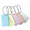 thumbnail image 1 of 5 Pcs Metal Tags Aluminum Luggage Tag Luggage Tag Baggage Tag Handbag Tag Suitcase Tag, 1 of 2