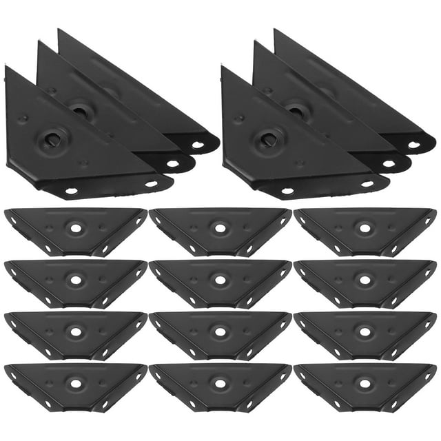 FUTUREORYY 20 Pcs Support d'Angle en Acier Laminé à Froid Fixation Sécurisée Composants de Meubles