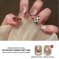 thumbnail image 1 of 10ML Universal Spar Cat Eye Nail Polish Gel Aurora Rainbow Ice Transparent Soak Off, 1 of 5