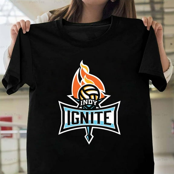 Indy Ignite Pro Volleyball Federation Team Fan Graphic V1130751 New Unisex T-Shirt , up to 5XL
