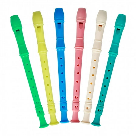 QAYOZ 8 Holes Plastic Clarinet Soprano Recorder Flute Musical Instrument for Kids