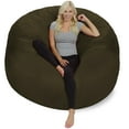 thumbnail image 3 of Chill Sack Bean Bag Chair, Memory Foam with Microsuede Cover, Kids, Adults, 6 ft, Olive, 3 of 9