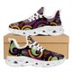 thumbnail image 1 of Zapatillas deportivas informales ligeras y transpirables con estampado geométrico y personalidad sencilla para mujer, 1 of 6
