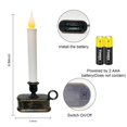 thumbnail image 2 of Paquete de 4 velas LED para ventana de Lamp Doratale con sensor del anochecer al amanecer, 2 of 7