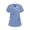 🔥 Light Blue, variant on Sentmoon Scrubs for Women Basic Tops Women's Nurses Tunic Uniform Clinic Carer V Neck Protective Clothing Casual for Working Out & Gym XL