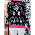 thumbnail image 4 of Sweaters for Women's Raindeer Ugly Christmas Sweater, Cute Holiday Sweater Funny Ugly Christmas Sweater Gifts for Women, 4 of 6