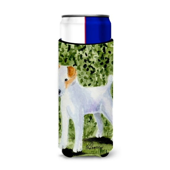 Caroline's Treasures SS8734MUK Jack Russell Terrier Ultra Hugger for slim cans, Slim Can, multicolor