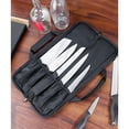 thumbnail image 4 of 5 Pocket Chef Knife Case Roll Bag Bi-Fold (Black) Lightweight - Durable double-layer Oxford fabric – Perfect for the Busy Traveling Chef, 4 of 5