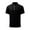 Black, variant on Quinlirra Men's T-shirts cotton Men's Summer Lapel Solid Button Daily Casual Outdoor Shirt/T-shirt
