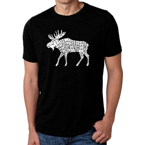 Men's Premium Blend Word Art T-shirt - Moose