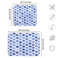 thumbnail image 3 of Dish Drying Mat Kitchen Pad Large Counter Absorbent Dish Mats Drainer Navy Blue Stars, 3 of 8