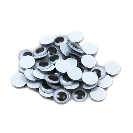 UPC: 0026487645152 | CLN Charles Leonard Creative Arts Round Wiggle Eyes Black 15mm 50 per Pack 15 Packs (CHL64515)
