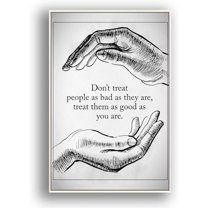 IDEA4WALL Framed Canvas Wall Art for Living Room, Bedroom Beautiful Quotes Canvas Prints for Modern Home Decoration Ready to Hang