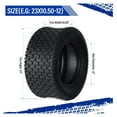 thumbnail image 3 of 23x10.50-12 Lawn Mower Turf Tires 4 Ply 23x10.5x12 Lawn & Garden Mower Tractor Golf Cart Tires Set of 2, 3 of 9