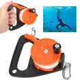 thumbnail image 2 of Buceo De Carrete De Línea De Buceo De 150 Pies Con Combinación De Cuerda De Pp De Posición De Tarjeta De Mango (Naranja) Kearding OD003805-00, 2 of 7