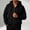 Black, variant on Hoodies For Men Full Zip Up With Pocket Sweatshirt Double Zipper Long Sleeve Solid Casual Drawstring Jacket For Fall Winter