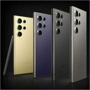 Unlocked for All Carriers Samsung Galaxy S24 Ultra Cell Phone 512GB 12GB RAM 5000 mAh Titanium Yellow