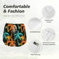 thumbnail image 4 of Bixox Women's Palm Trees pattern 2 in 1 Running Shorts - Lightweight Athletic Workout Gym Yoga Shorts Liner with Pockets - Large, 4 of 7