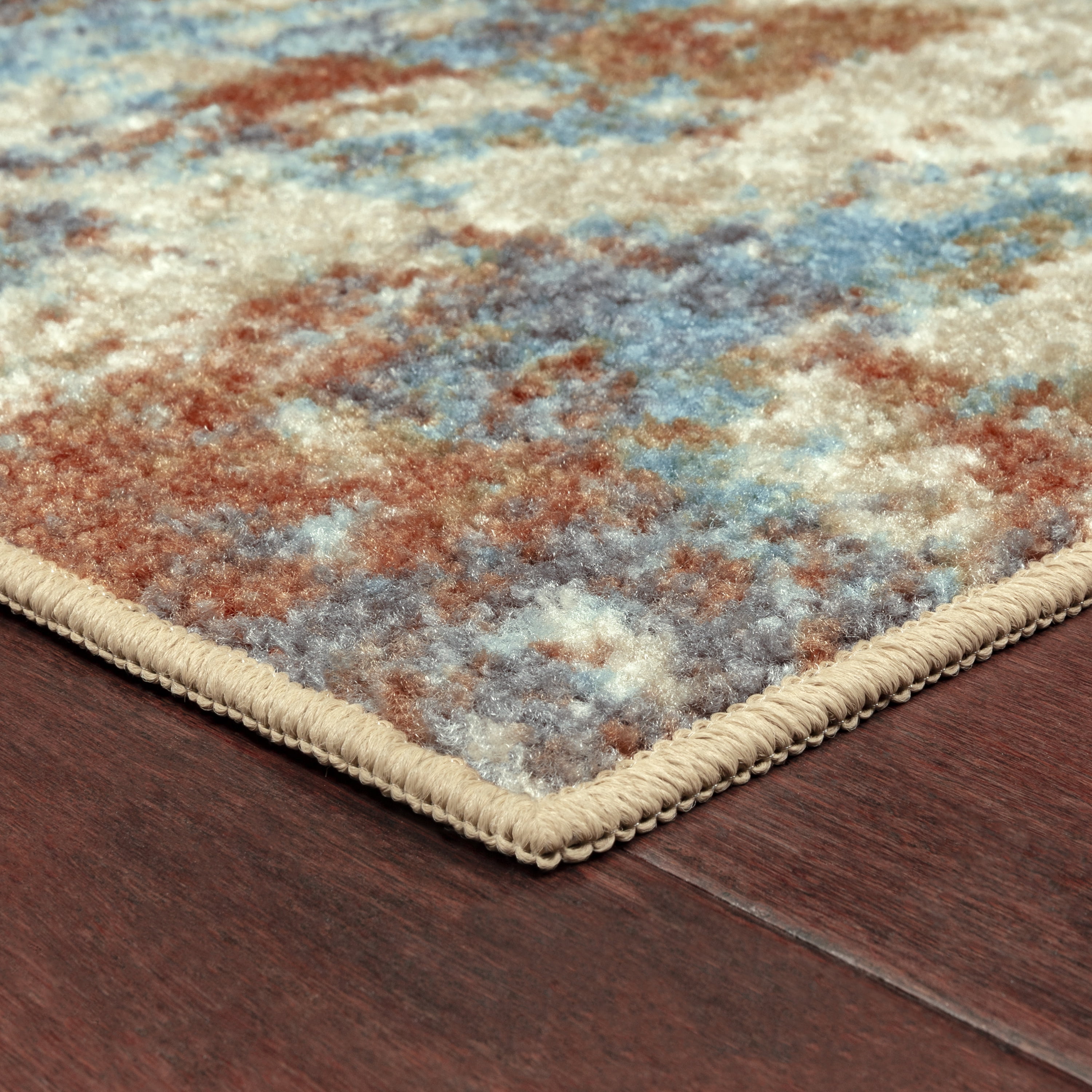 Maples Rugs Horizon Abstract Contemporary Multicolor Entryway Indoor Accent Rug, 2'6" x 3'10"