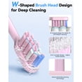 thumbnail image 5 of JTF Sonic Electric Toothbrush with UV & Drying: 5 Customized Modes for Effective Yet Gentle Cleaning –with 8 Brush Heads, Rinse Cup, Wireless Charging Base, Rechargeable for Daily Care, Home & Travel, 5 of 10